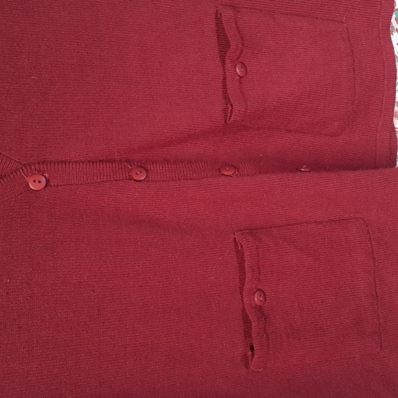 Vintage Norton McNaughton Maroon Button Up Vest, Size S - Picture 4 of 8